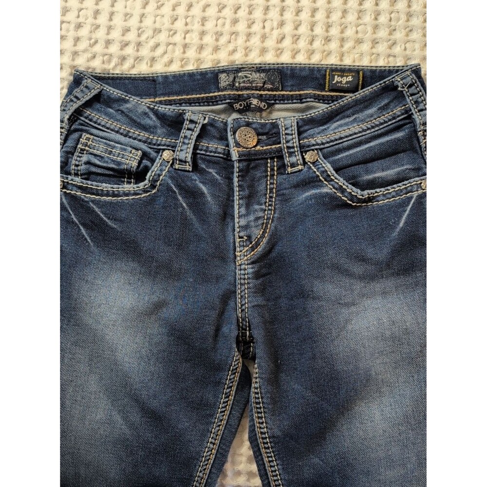 Silver Jeans Women’s Boyfriend Joga Jeans Western Size 26